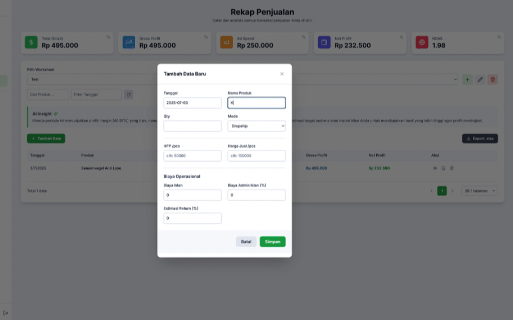 [GIF Dasbor Analisis Santai Scale]