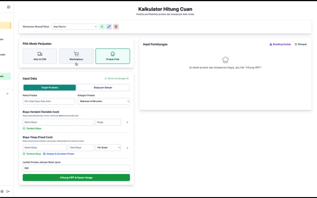 [GIF Dasbor Analisis Santai Scale]