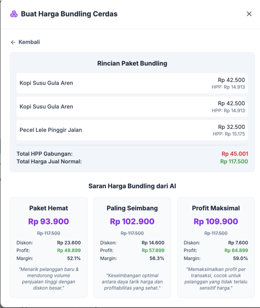 Rekomendasi Bundling